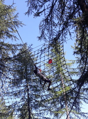 Acrobranche stage trampoline compétiteurs