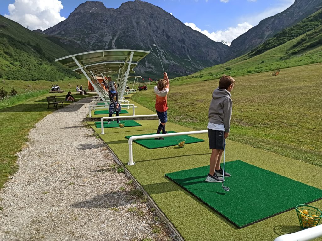 ValTrampo stage compétiteurs trampoline practice de golf