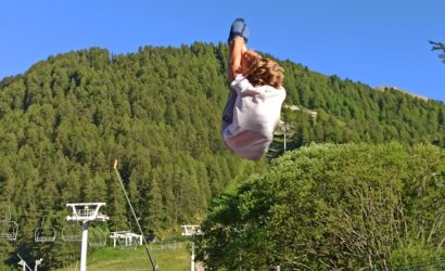 ValTrampo stage compétiteurs trampoline Timéo Back carpé