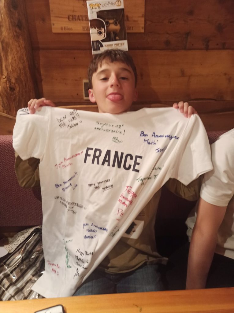 Cadeau Mathéo équipe de France